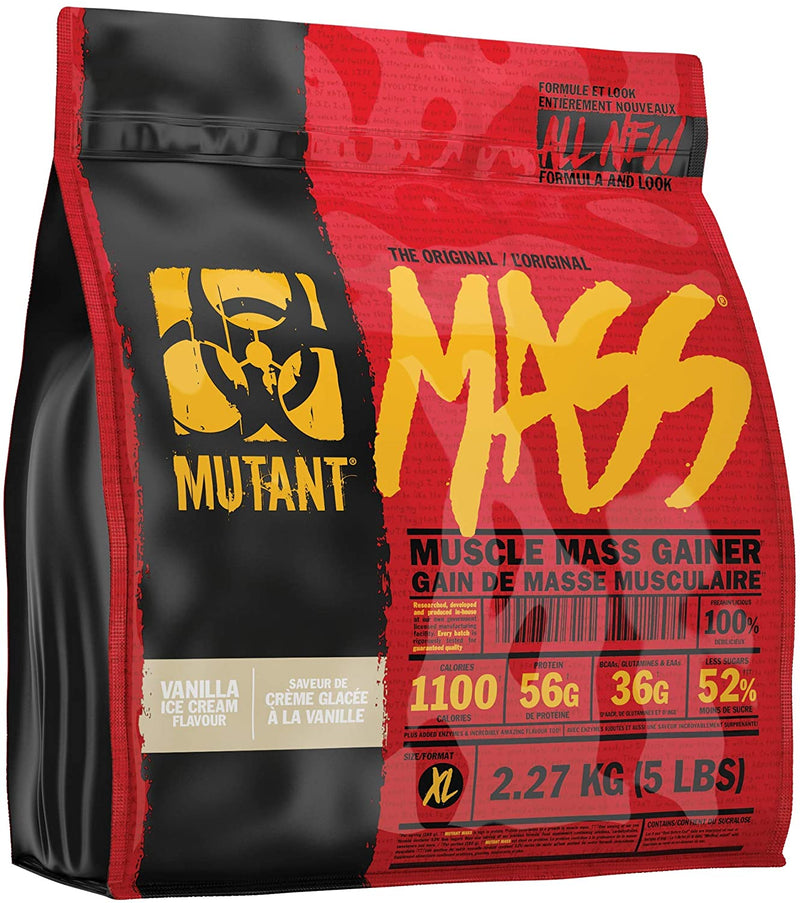Mutant MASS High Protein Drink Mix - Vanilla Ice Cream 5 lbs Image 1