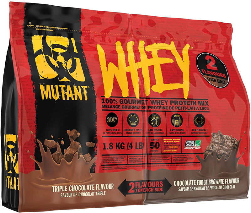 Mutant WHEY Protein Mix - Triple and Chocolate Fudge Brownie 4 lbs Image 1