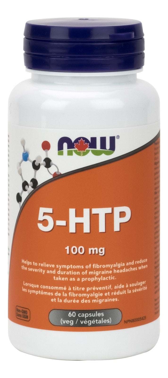 NOW 5-HTP 100 mg VCaps Image 1