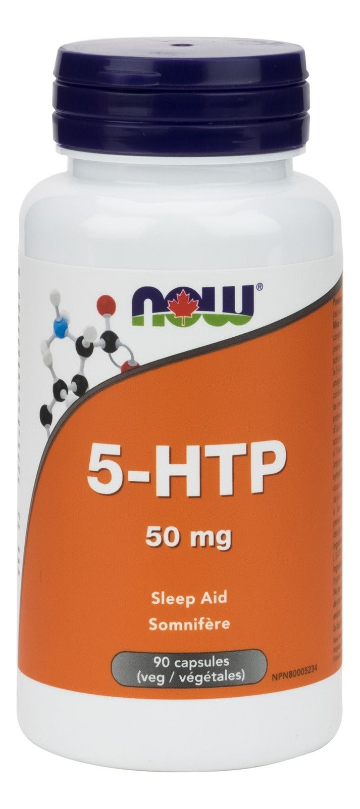 NOW 5-HTP 50 mg 90 VCaps Image 1