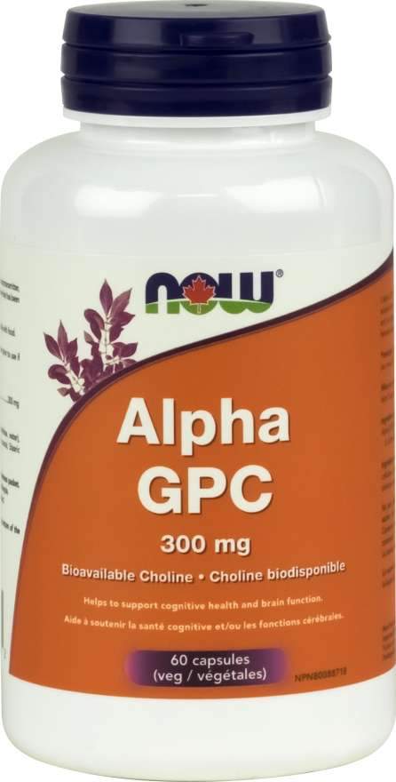 NOW Alpha GPC 300 mg 60 VCaps Image 1