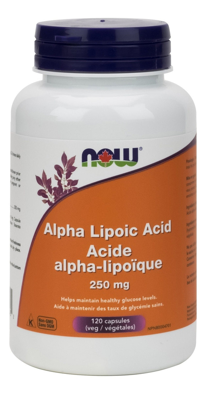 NOW Alpha Lipoic Acid 250 mg Capsules Image 1
