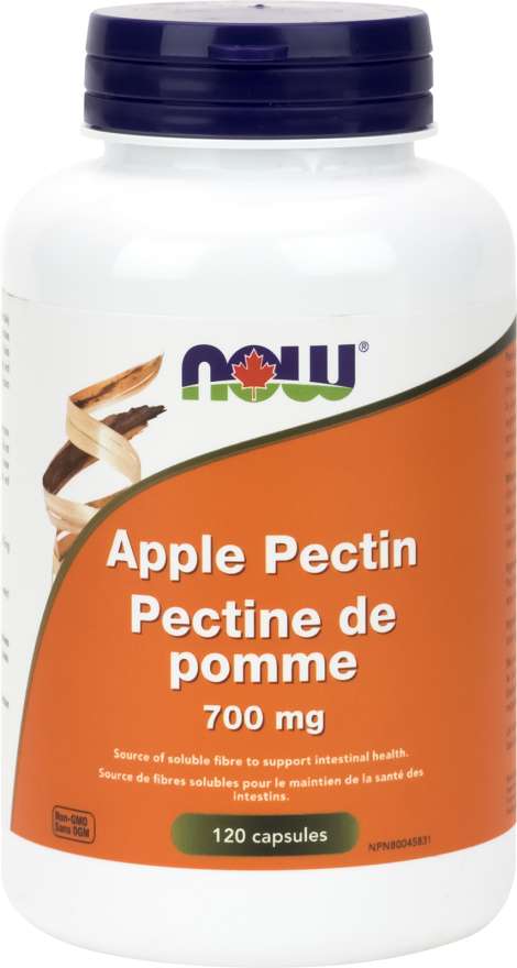 NOW Apple Pectin 700 mg 120 Capsules Image 1
