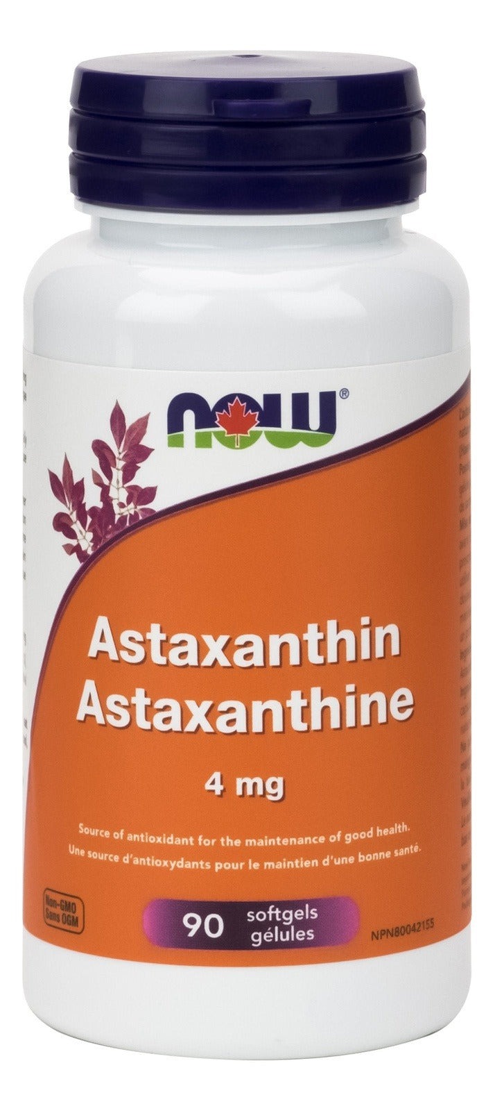 NOW Astaxanthin 4 mg Softgels Image 2