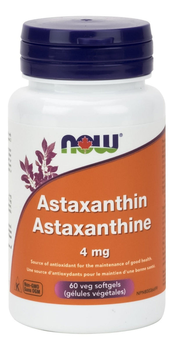 NOW Astaxanthin 4 mg Softgels Image 1
