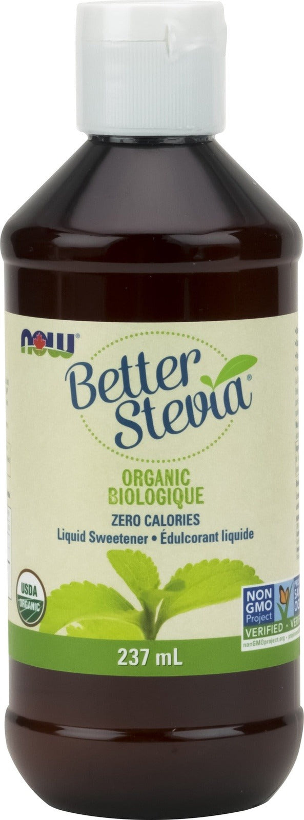 NOW Better Stevia Organic Zero-Calorie Sweetener 237 mL Image 1
