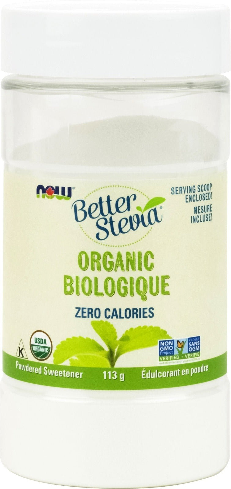 NOW Better Stevia Organic Zero-Calorie Sweetener Image 1