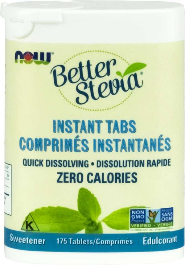 NOW Better Stevia Quick Dissolving Zero-Calorie Instant Tabs 175 Tablets Image 1