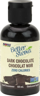 NOW Better Stevia Zero-Calorie Liquid Sweetener - Dark Chocolate 60 mL Image 1