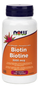 NOW Biotin 5000 mcg VCaps Image 1
