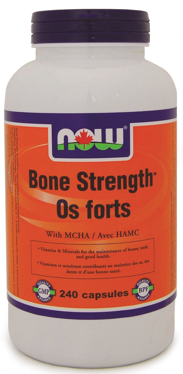 NOW Bone Strength Os Forts with MCHA 240 Capsules Image 1