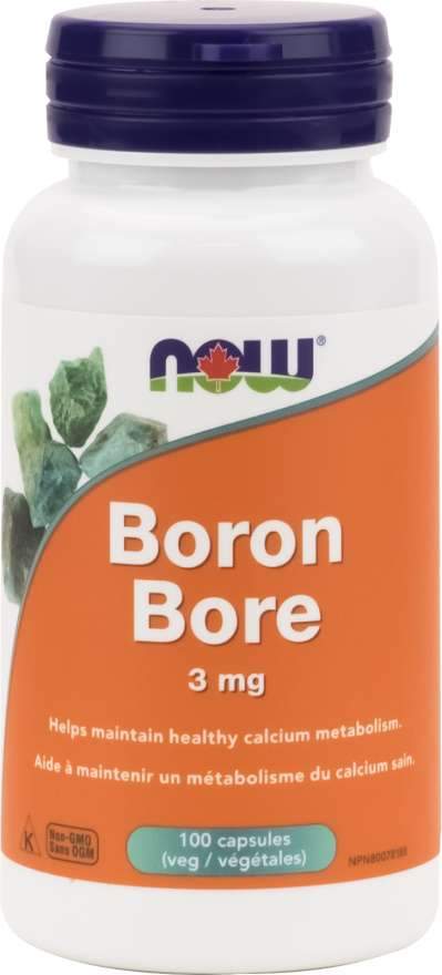 NOW Boron 3 mg 100 VCaps Image 1