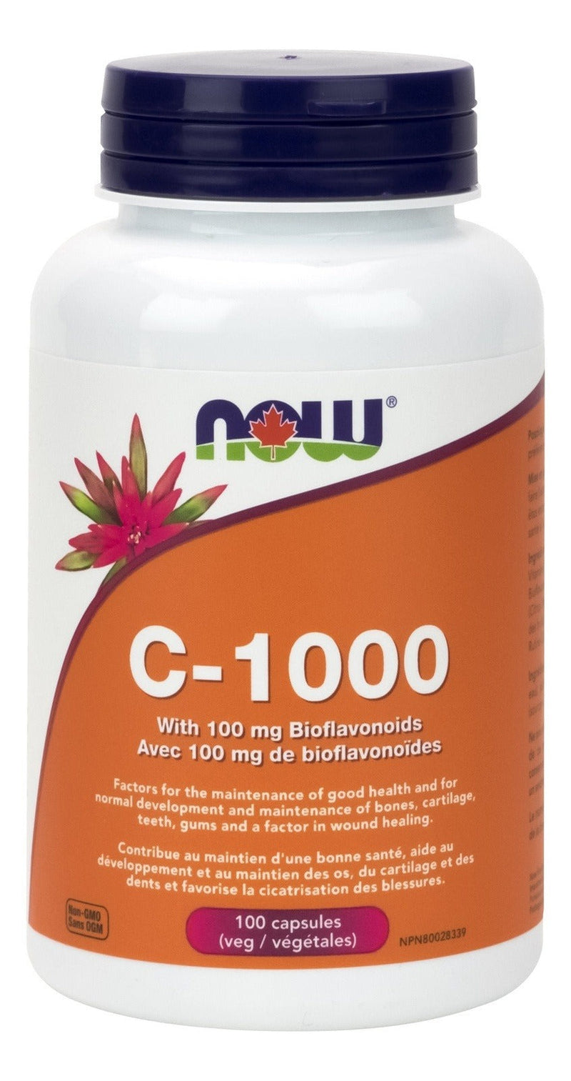 NOW C-1000 with 100 mg Bioflavonoids Capsules Image 1
