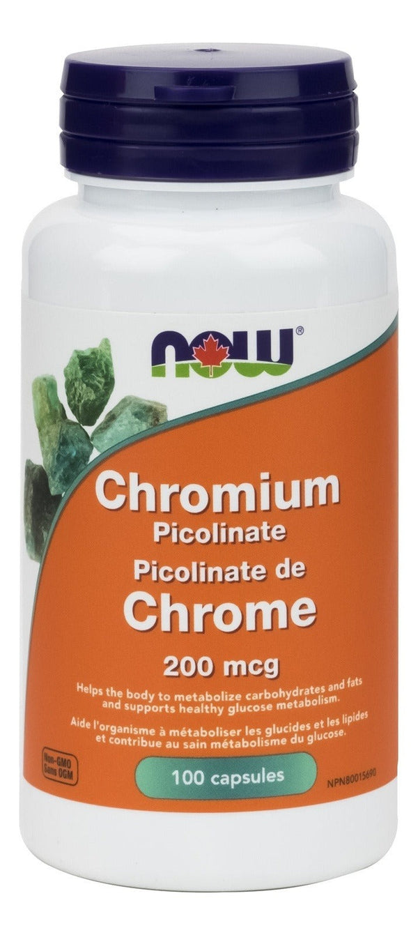 NOW Chromium Picolinate 200 mcg Capsules Image 1