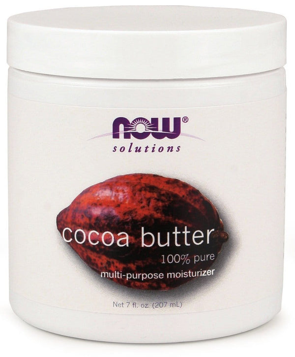 NOW Cocoa Butter Moisturizer 207 mL Image 1