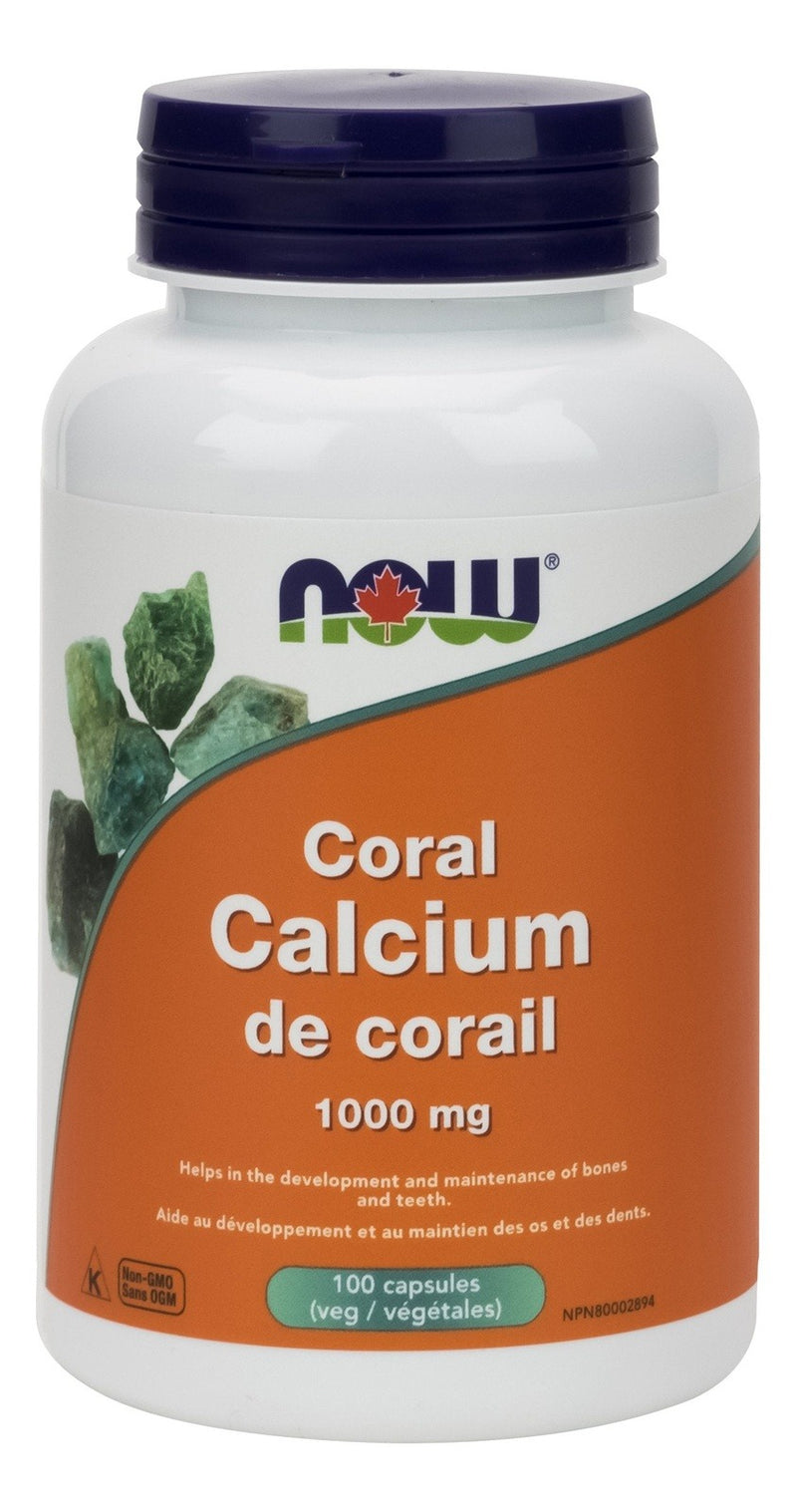 NOW Coral Calcium 1000 mg 100 VCaps Image 1