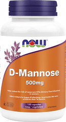 NOW D-Mannose 500 mg 120 VCaps Image 1