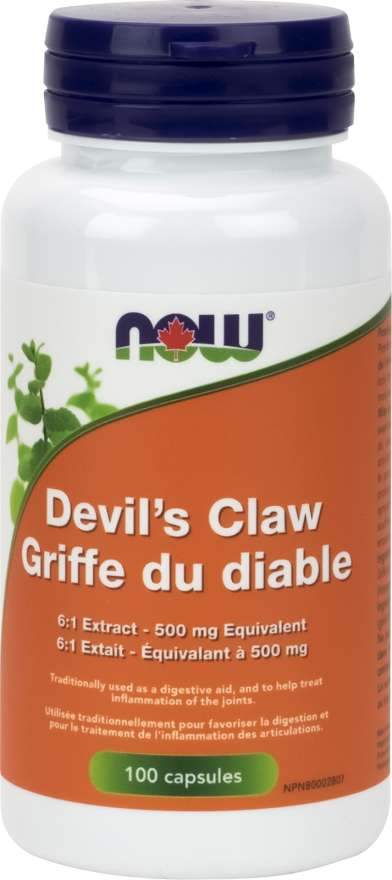 NOW Devil's Claw 100 Capsules Image 1