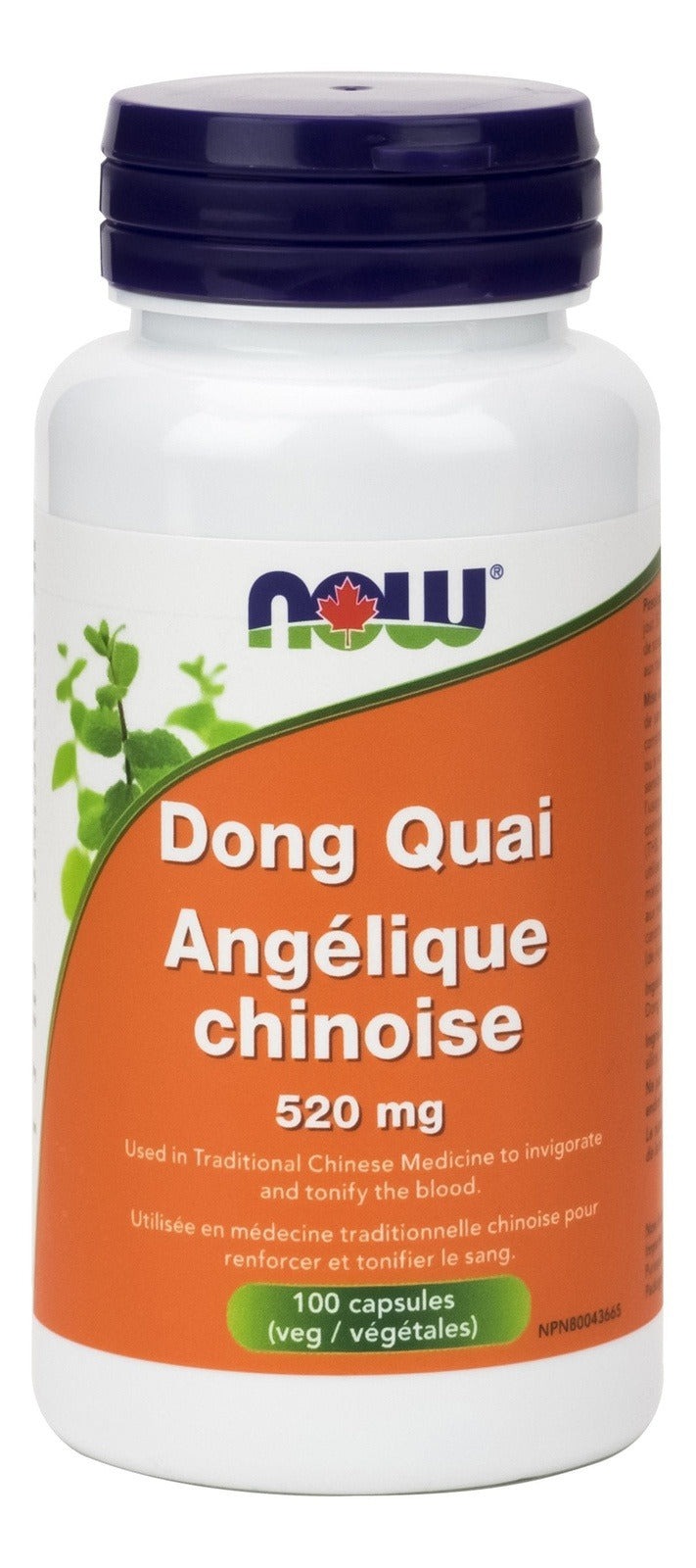 NOW Dong Quai 520 mg 100 VCaps Image 1