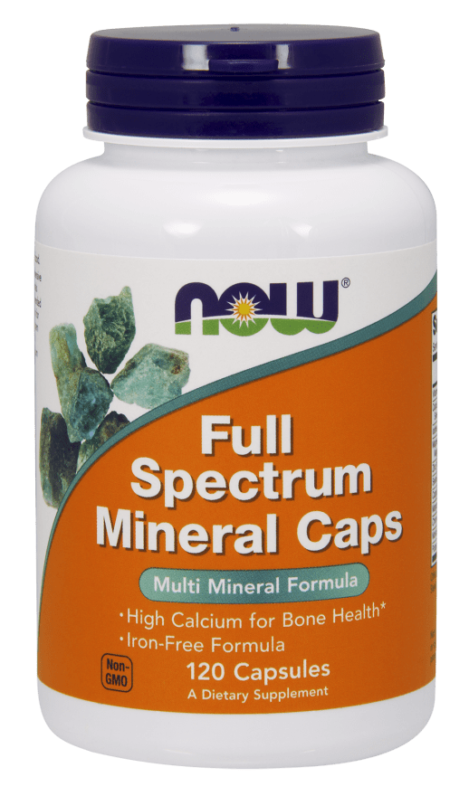 NOW Full Spectrum Minerals 120 Capsules Image 1