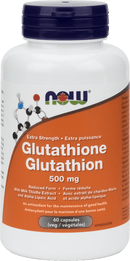 NOW Glutathione Extra Strength 500 mg 60 VCaps Image 1