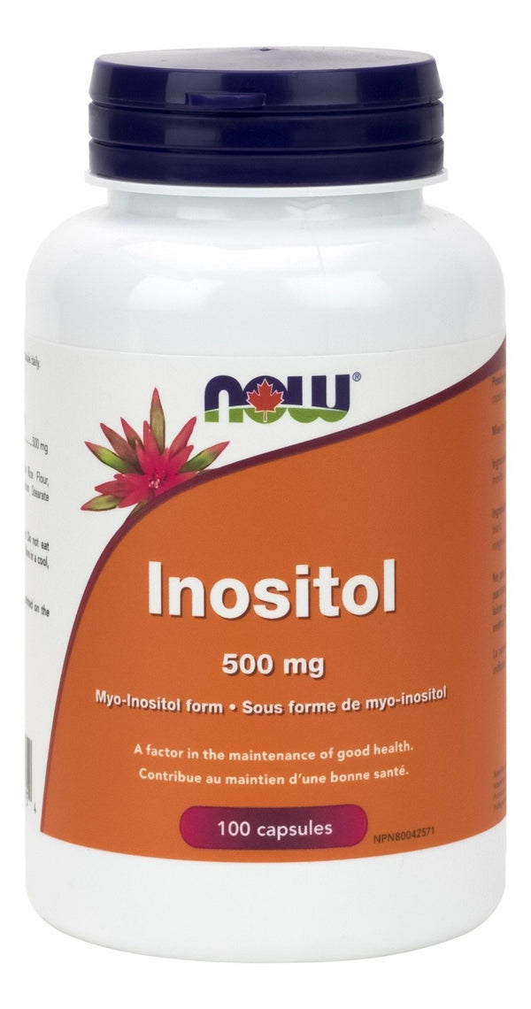 NOW Inositol 500 mg 100 Capsules Image 1