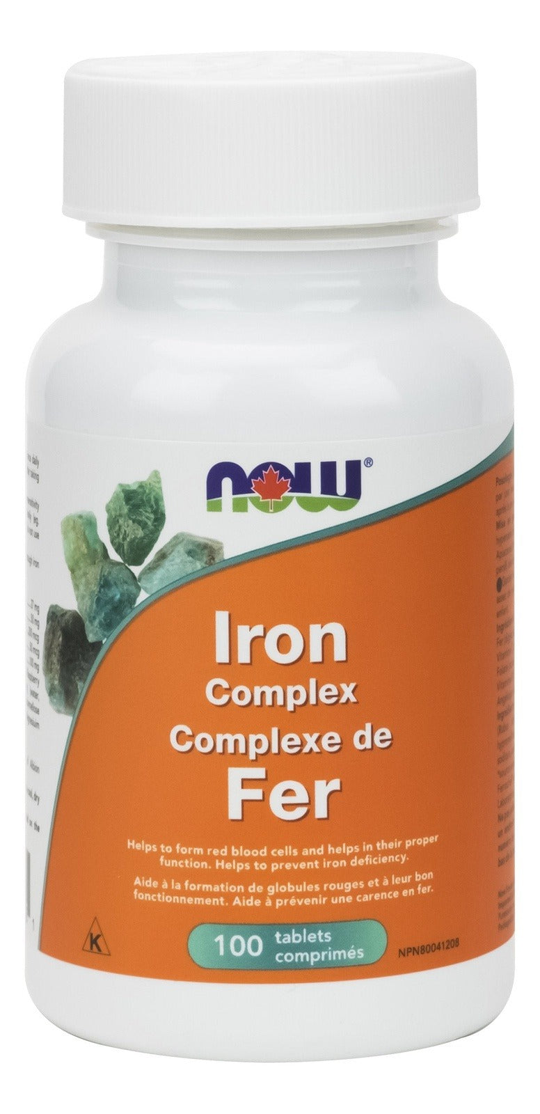 NOW Iron Complex 100 Tablets Image 1