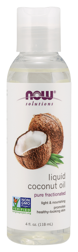 NOW Liquid Coconut Oil Image 1