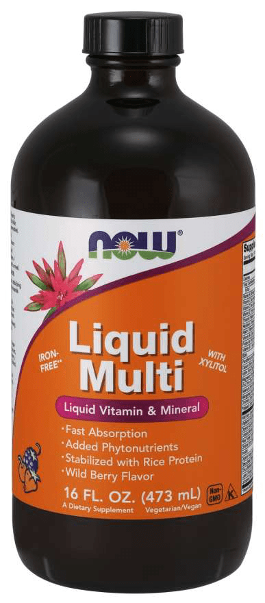 NOW Liquid Multi - Berry 473 mL Image 1