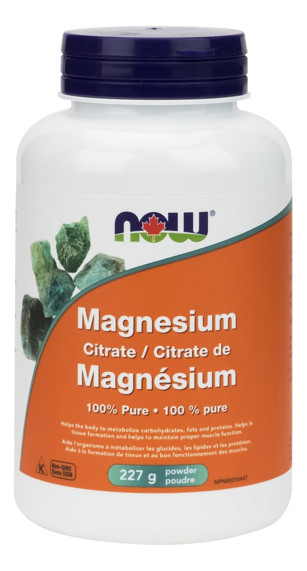 NOW Magnesium Citrate 227 g Image 1