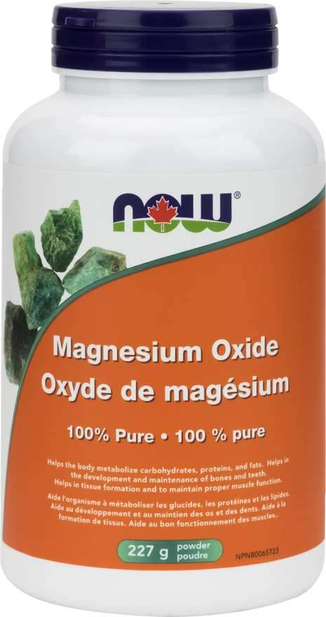 NOW Magnesium Oxide 227 g Image 1