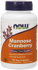 NOW Mannose Cranberry 90 VCaps Image 1