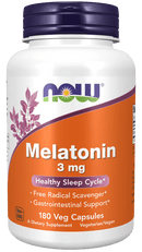 NOW Melatonin 3 mg VCaps Image 2