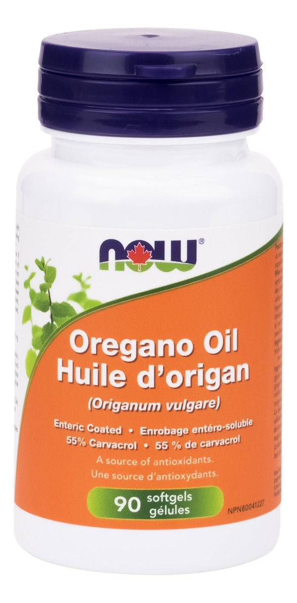 NOW Oregano Oil Enteric Coated 90 Softgels Image 1