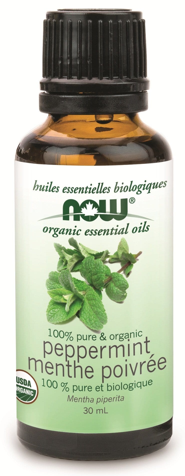 NOW Organic Peppermint Oil 30 mL Image 1