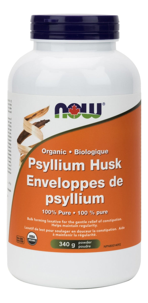 NOW Organic Psyllium Husk 340 g Image 1