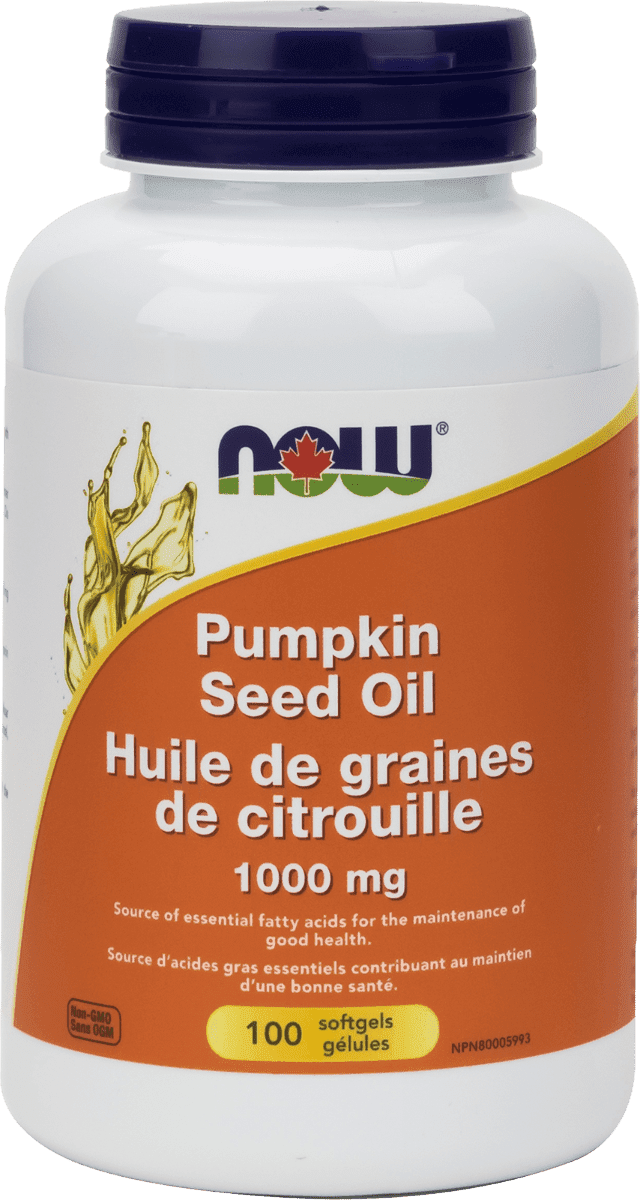 NOW Pumpkin Seed Oil 1000 mg 100 Softgels Image 1
