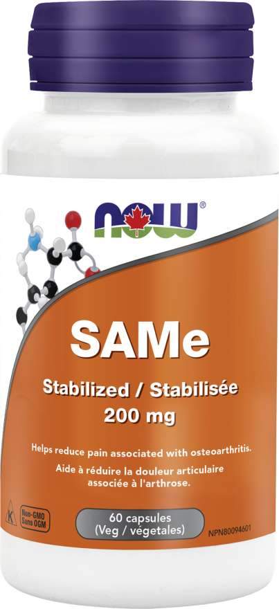 NOW SAMe Stabilized 200 mg 60 VCaps Image 1