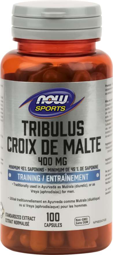 NOW Sports Tribulus 400 mg 100 Capsules Image 1