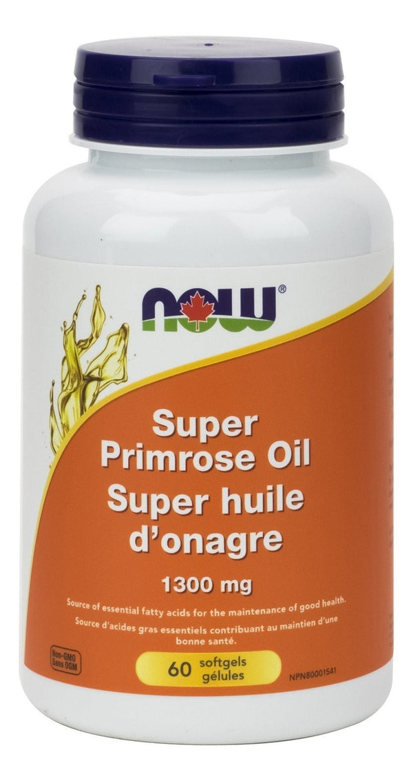 NOW Super Primrose OIl 1300 mg 60 Softgels Image 1