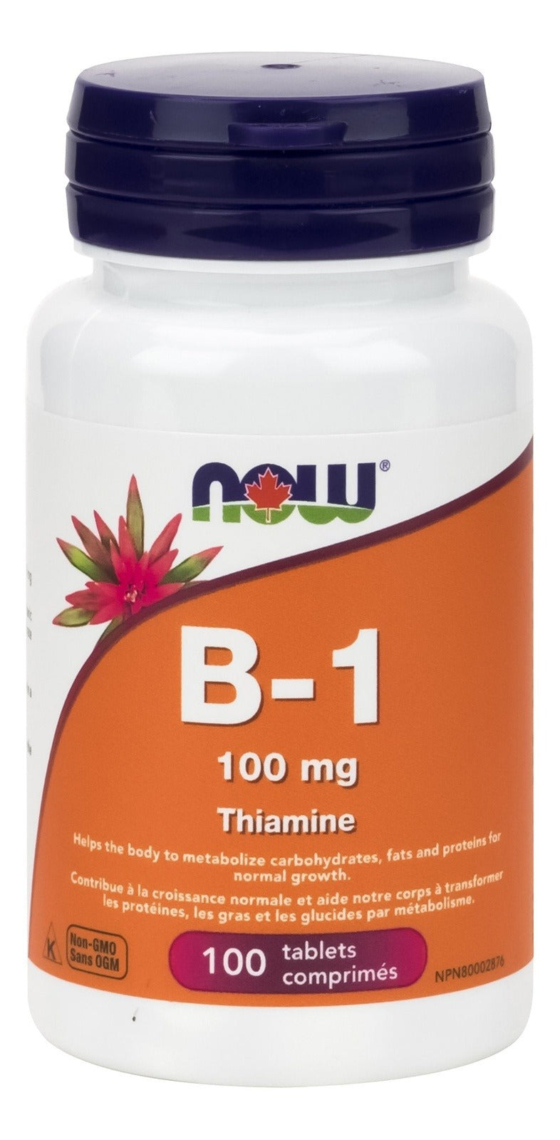 NOW Vitamin B1 Thiamine mg 100 Tablets Image 1