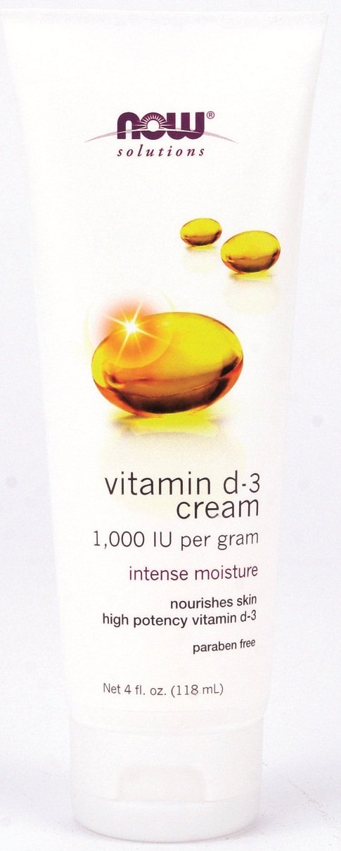 NOW Vitamin D-3 Cream 118 mL Image 1