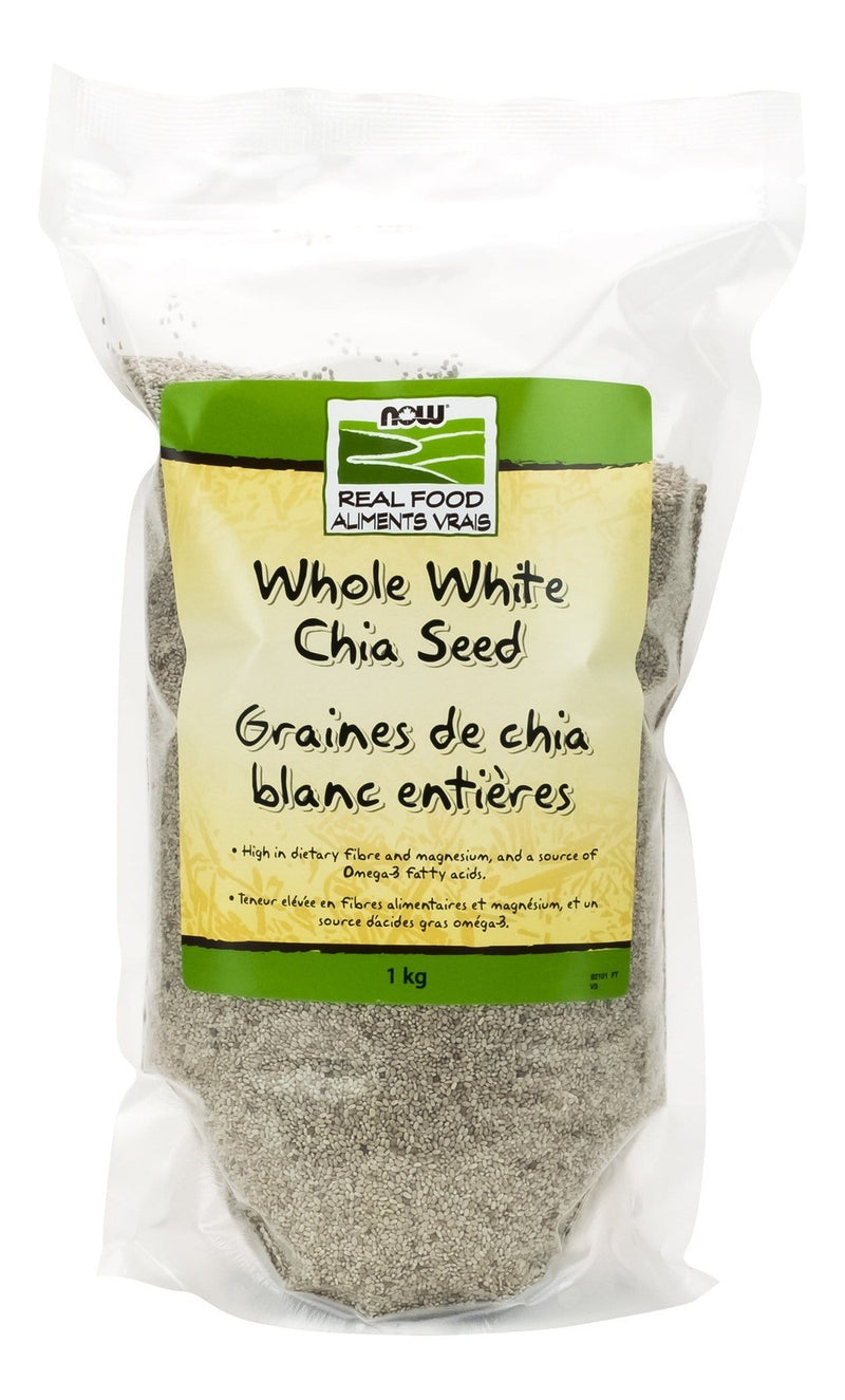 NOW Whole White Chia Seed 1 kg Image 1