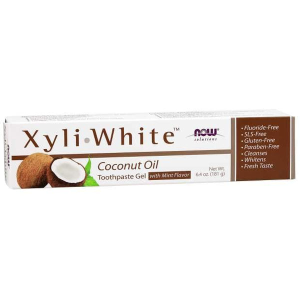 NOW XyliWhite Coconut Oil Toothpaste Gel - Mint 181 g Image 1