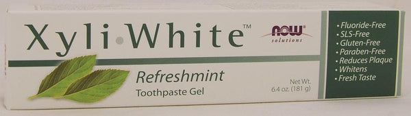 NOW Xyli White Refreshmint Toothpaste Gel 181 g Image 1