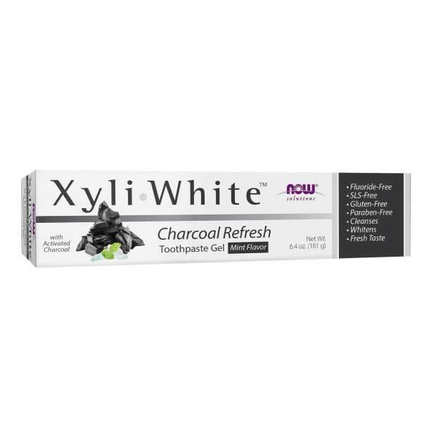 NOW Xyliwhite Charcoal Refresh Toothpaste Gel - Mint 181 g Image 1