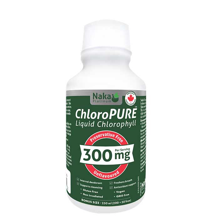 Naka ChloroPURE Liquid Chlorophyll BONUS SIZE 250 mL Image 1