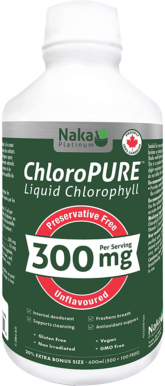 Naka ChloroPURE Liquid Chlorophyll BONUS SIZE 600 mL Image 1