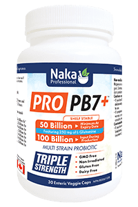 Naka Pro PB7+ Multi Strain Probiotic Triple Strength 30 VCaps Image 1