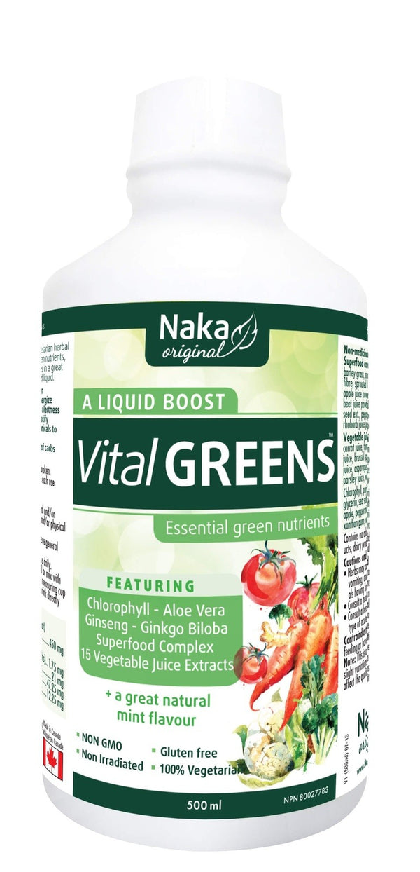 Naka Vital GREENS Liquid Boost - Mint Image 1